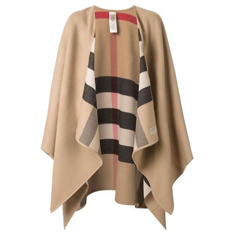 barber cape burberry|authentic burberry poncho.